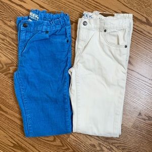 Peek, lot of 2 boy’s corduroy pants/jeans